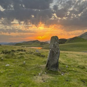 Menhir at Sunrise